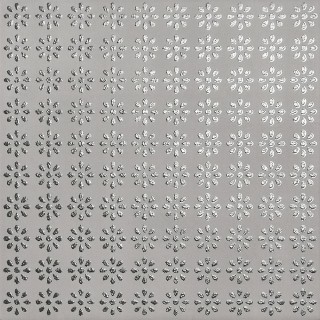 piastrella decorativa space living grigio fiori 20x20 cm