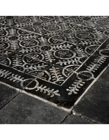 Handgemachte Dekorfliesen Loft Schwarz 20X20 cm