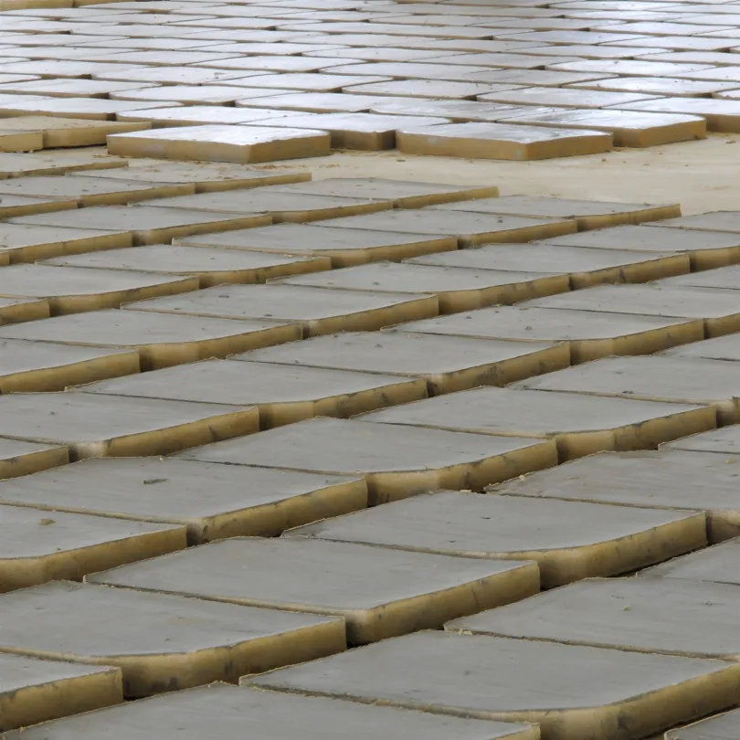 Ceramica artistica fatta a mano Loft Nero 20X20 cm