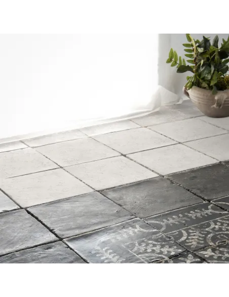 Handmade artistic tiles Loft Bianco 20X20 cm Handmade artistic tiles Loft Bianco 20X20 cm