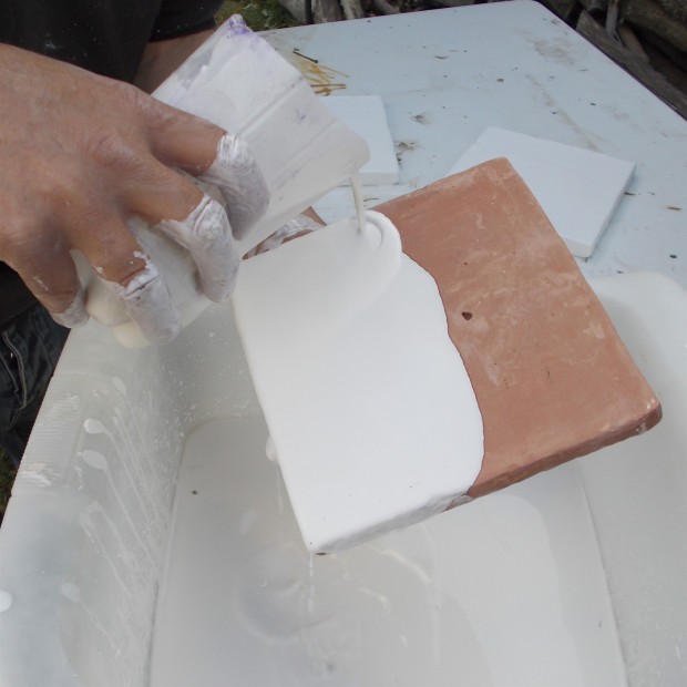 Handmade artistic tiles Loft Bianco 20X20 cm