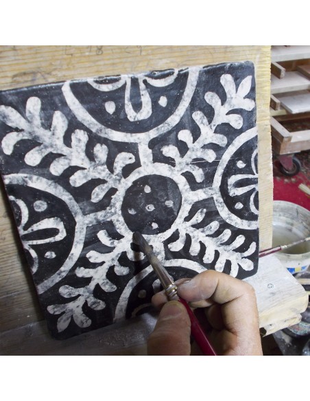 Ceramica artistica fatta a mano Loft Bianco 20X20 cm