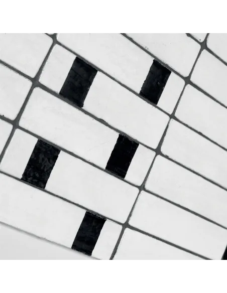 Artistic tiles Metallica White 5x20 cm Artistic tiles Metallica White 5x20 cm