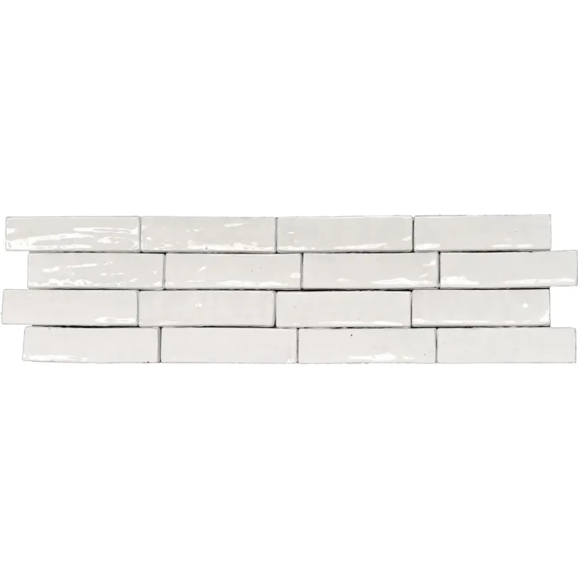carrelage décoratif Metallica White 5x20 Cm