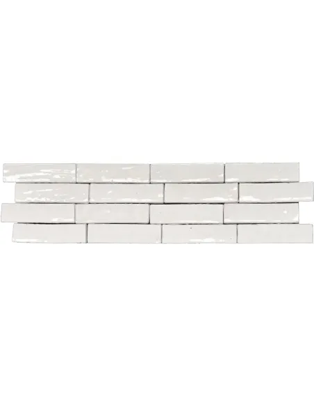 carrelage décoratif Metallica White 5x20 Cm carrelage décoratif Metallica White 5x20 Cm