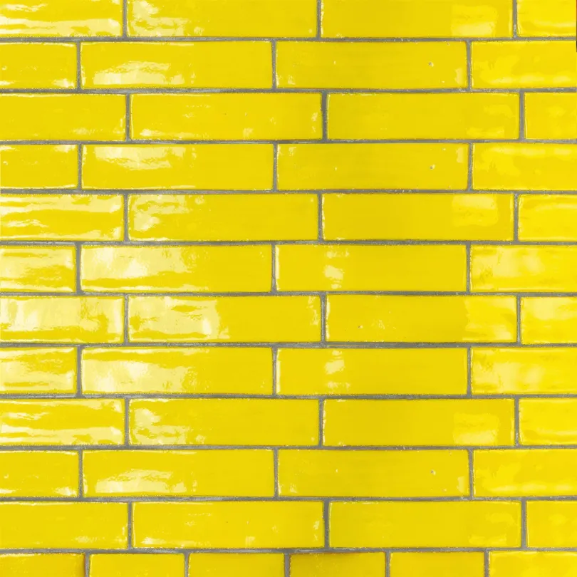 carrelage décoratif Metallica Yellow 5x20 Cm
