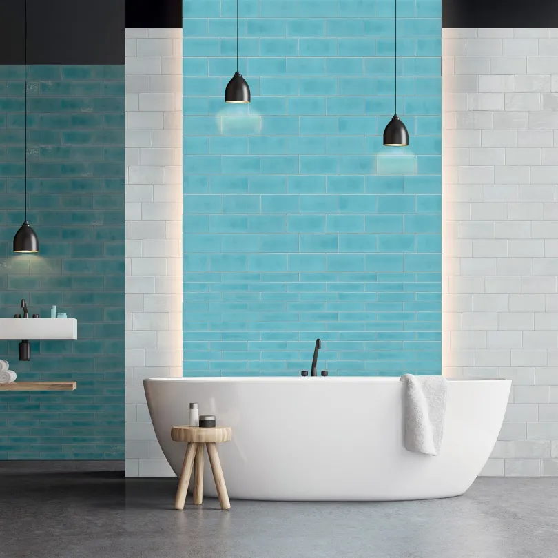 Artistic tiles Metallica Blue 10x20 cm