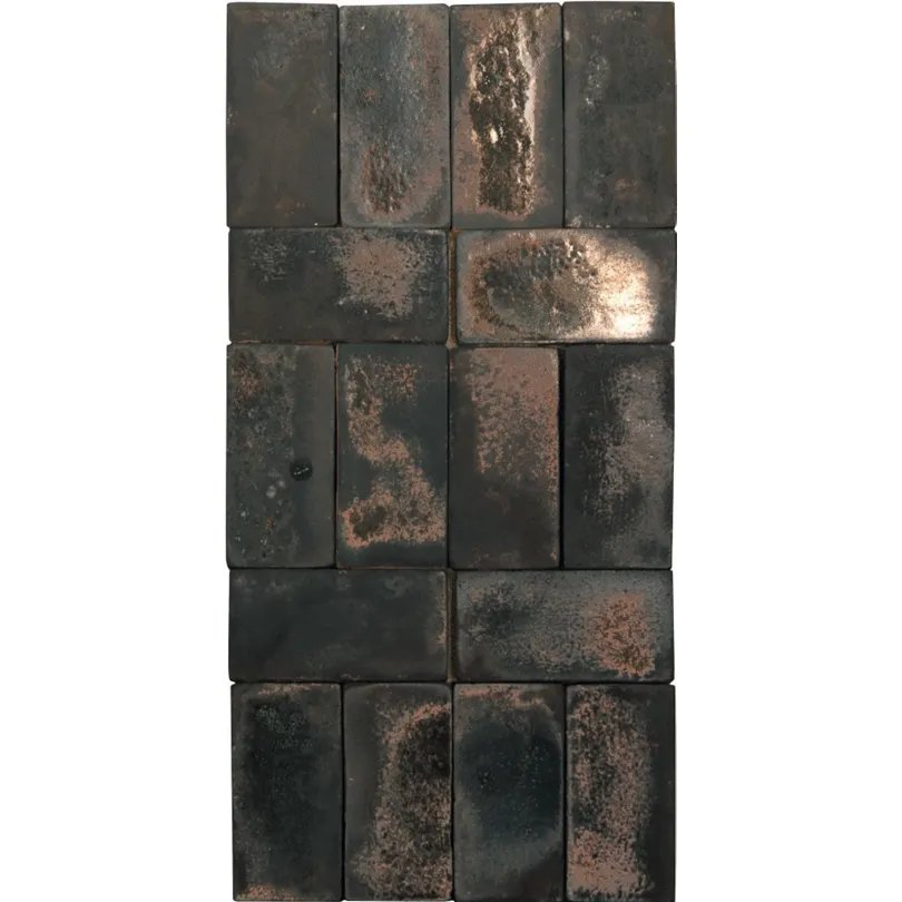 carrelage décoratif Metallica Brown 10x20 Cm
