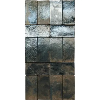 carrelage décoratif Metallica Golden 10x20 Cm 2