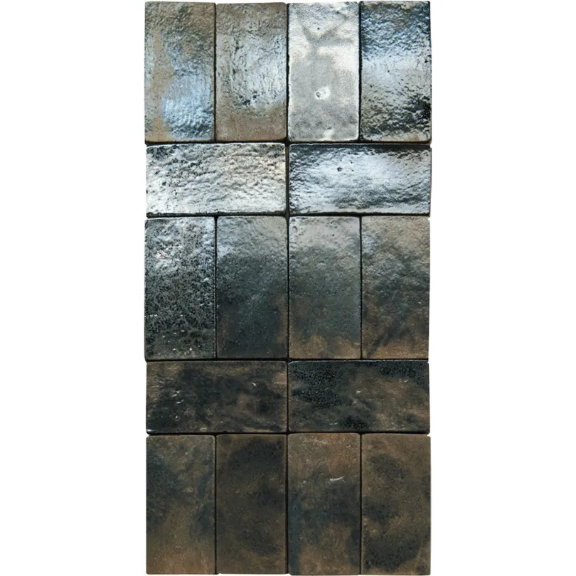 carrelage décoratif Metallica Golden 10x20 Cm