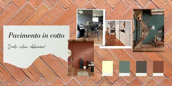 What colours should you match with terracotta tiles?