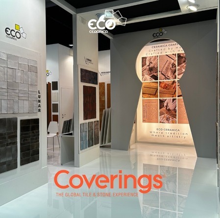 Eco Ceramica auf der Fachmesse Coverings in Atlanta, USA